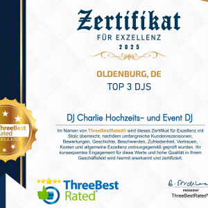 Wieder unter den besten 3 DJ 