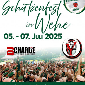 Auch 2025 wieder Schützenfest in Wehe mit DJ Charlie
